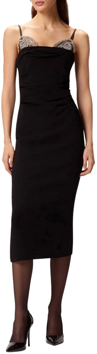 Pinko Dresses Black Zwart