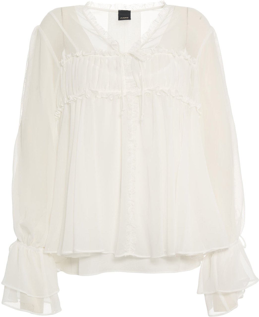 Pinko Georgette blouse 'Betty' Wit