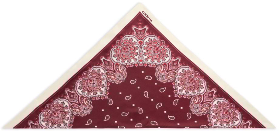 Pinko Scarfs Multbordeauxpanna Divers