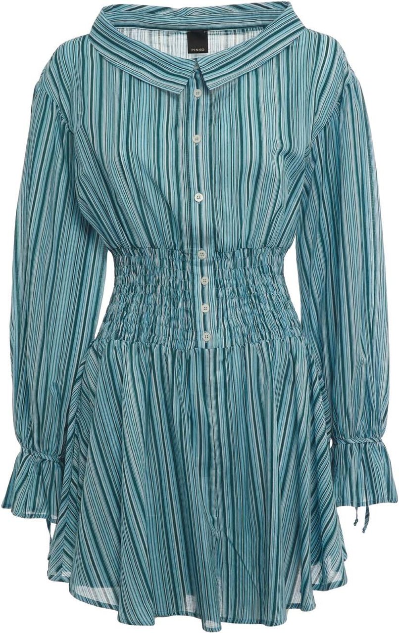 Pinko Cotton jumpsuit 'Keira' Blauw