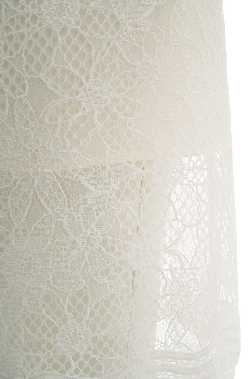 Pinko Lace maxi dress Wit