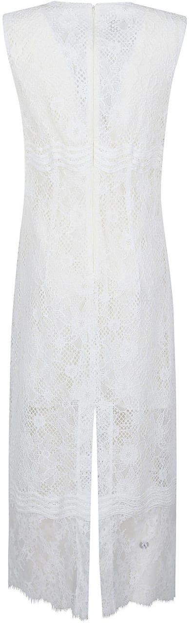 Pinko Audrey Midi Dress White Wit