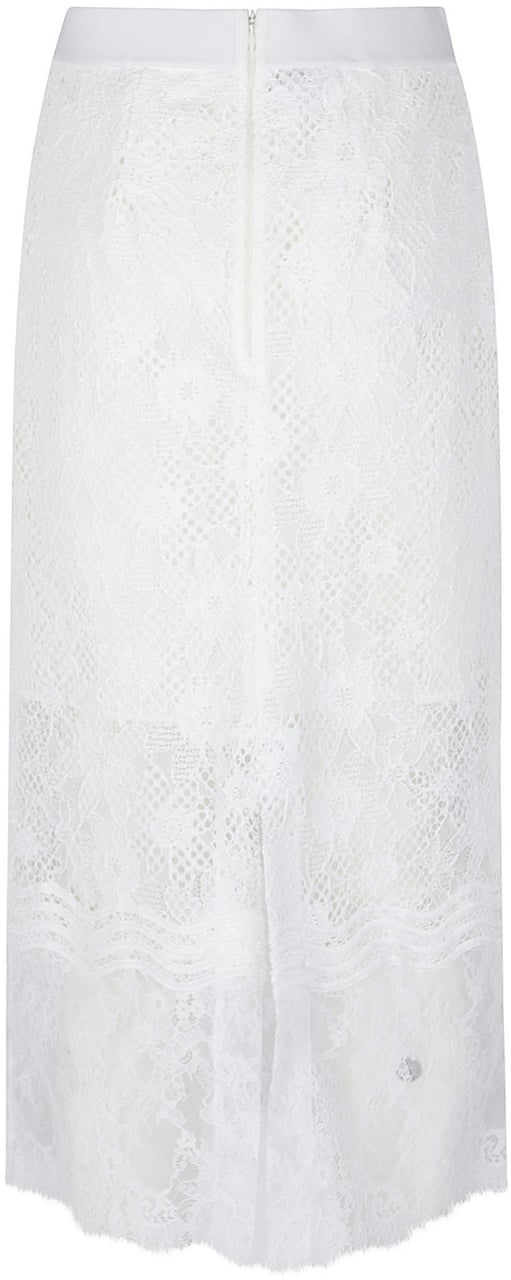 Pinko Harmione Long Skirt White Wit