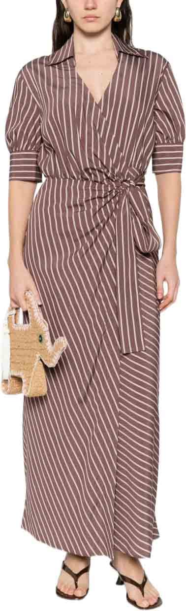 Pinko Dresses Brown Bruin