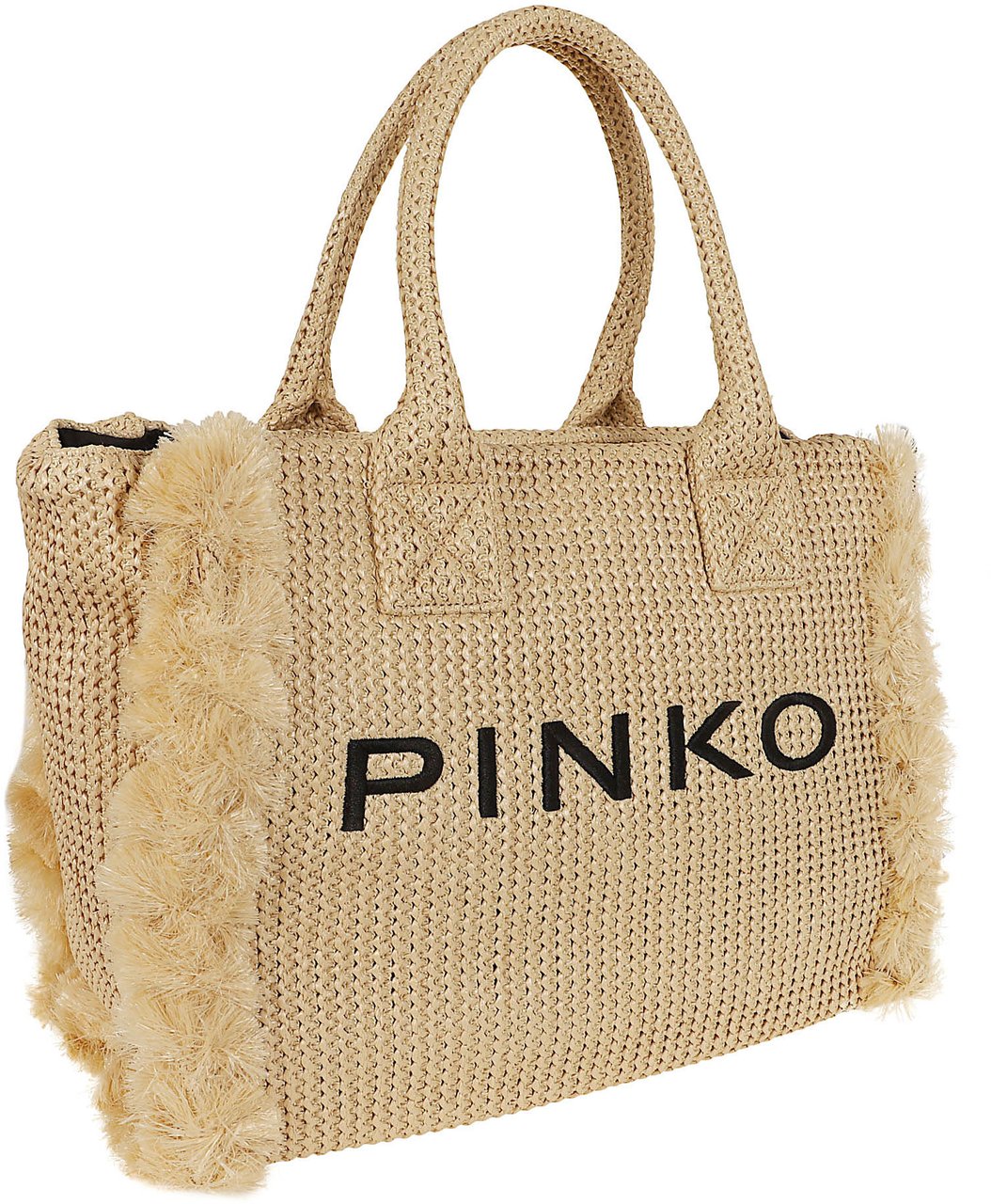PINKO BEACH SHOPPER RAFIA Beige