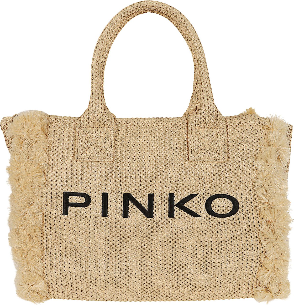 PINKO BEACH SHOPPER RAFIA Beige