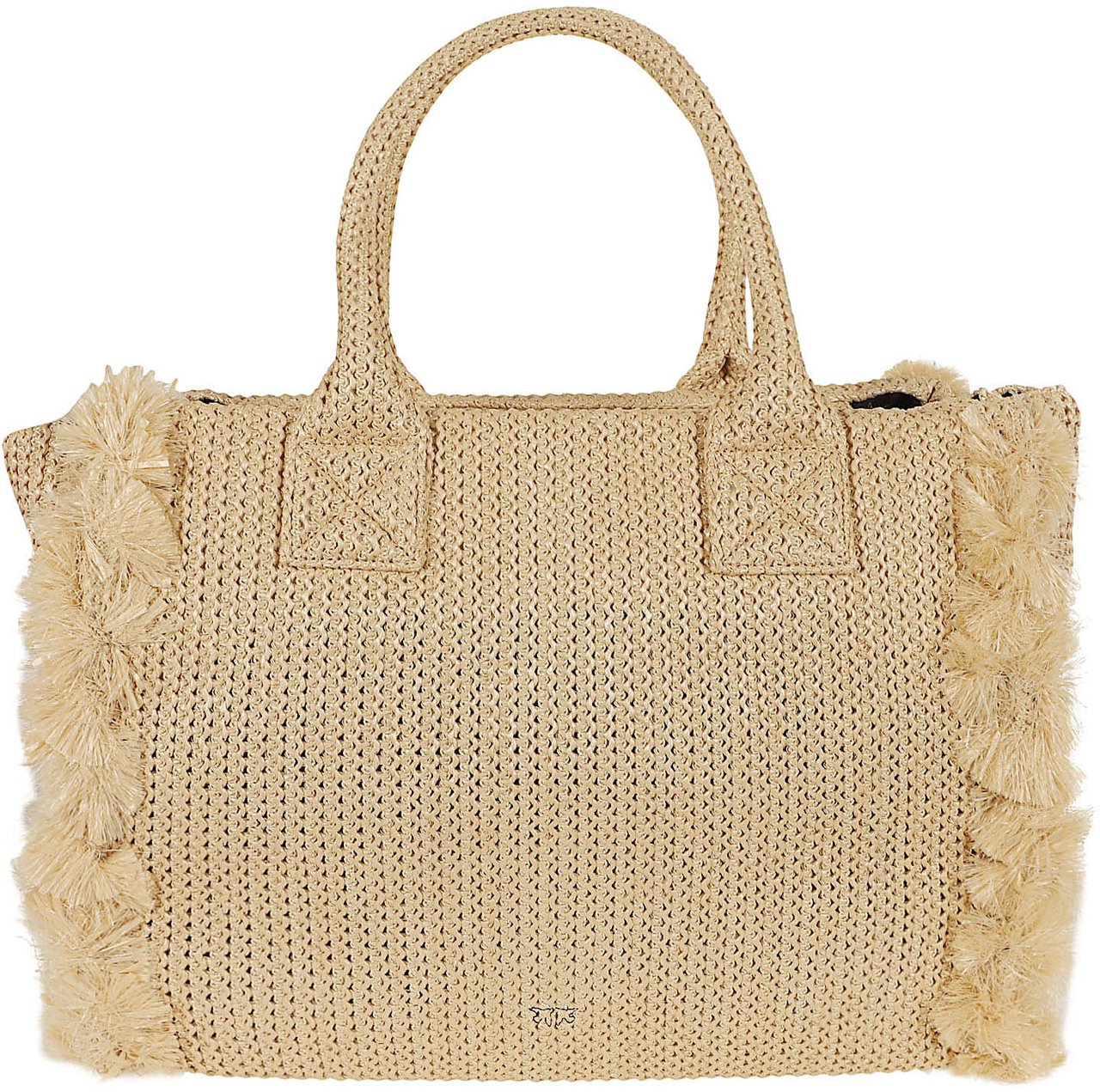 PINKO BEACH SHOPPER RAFIA Beige