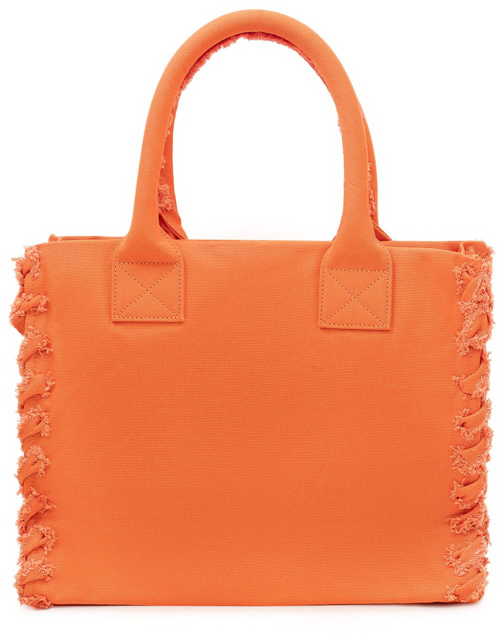 Pinko Borsa Shopper in Canvas con Logo Oranje