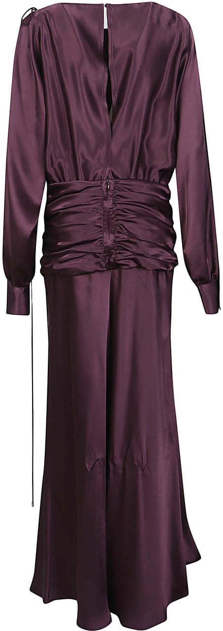 Pinko Anona Long Dress Red Rood