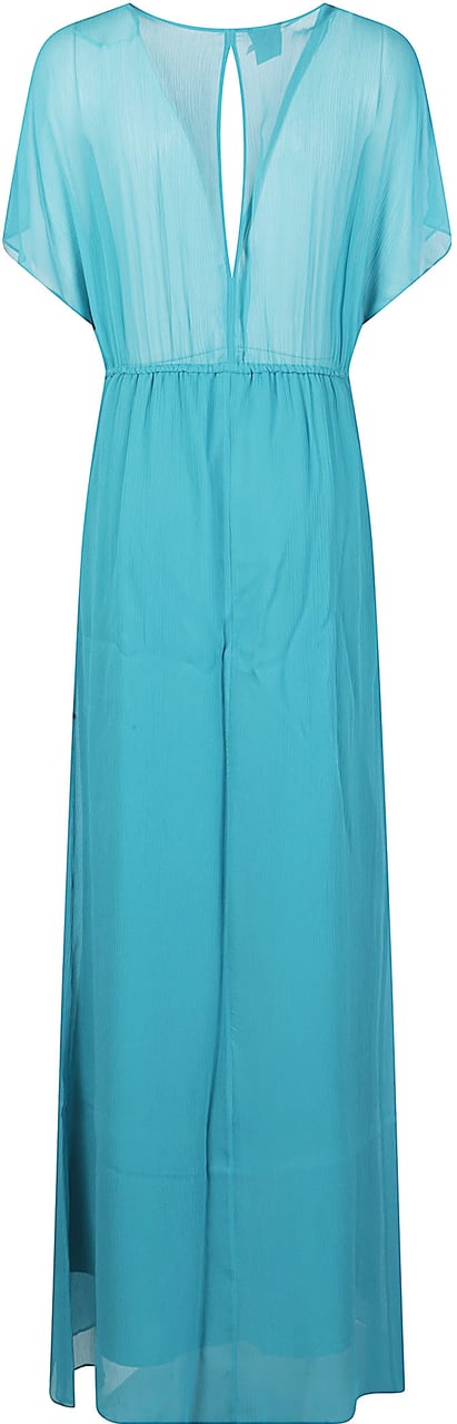 Pinko Garcina Long Dress Green Groen