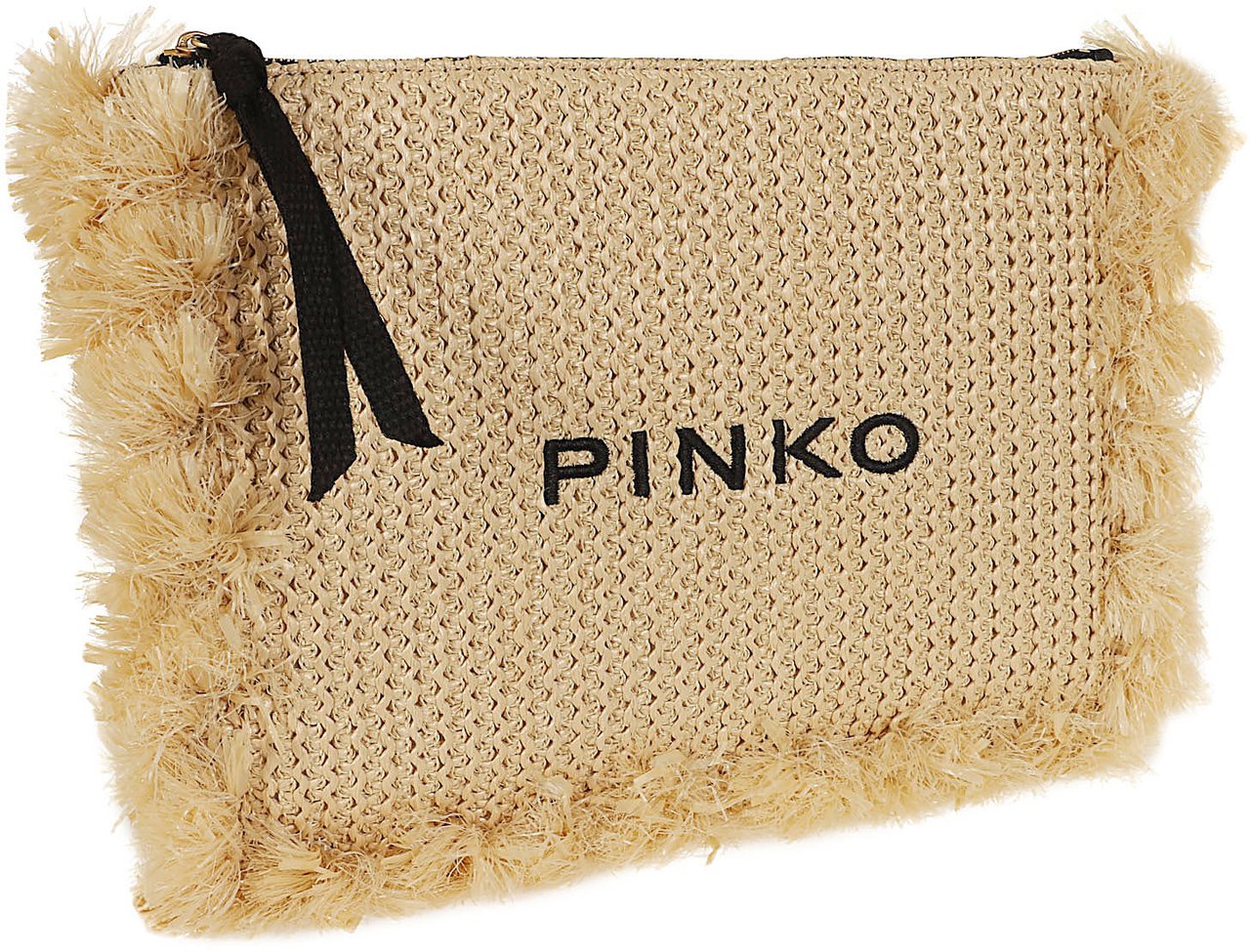 PINKO FLAT HANDLE RAFIA Beige