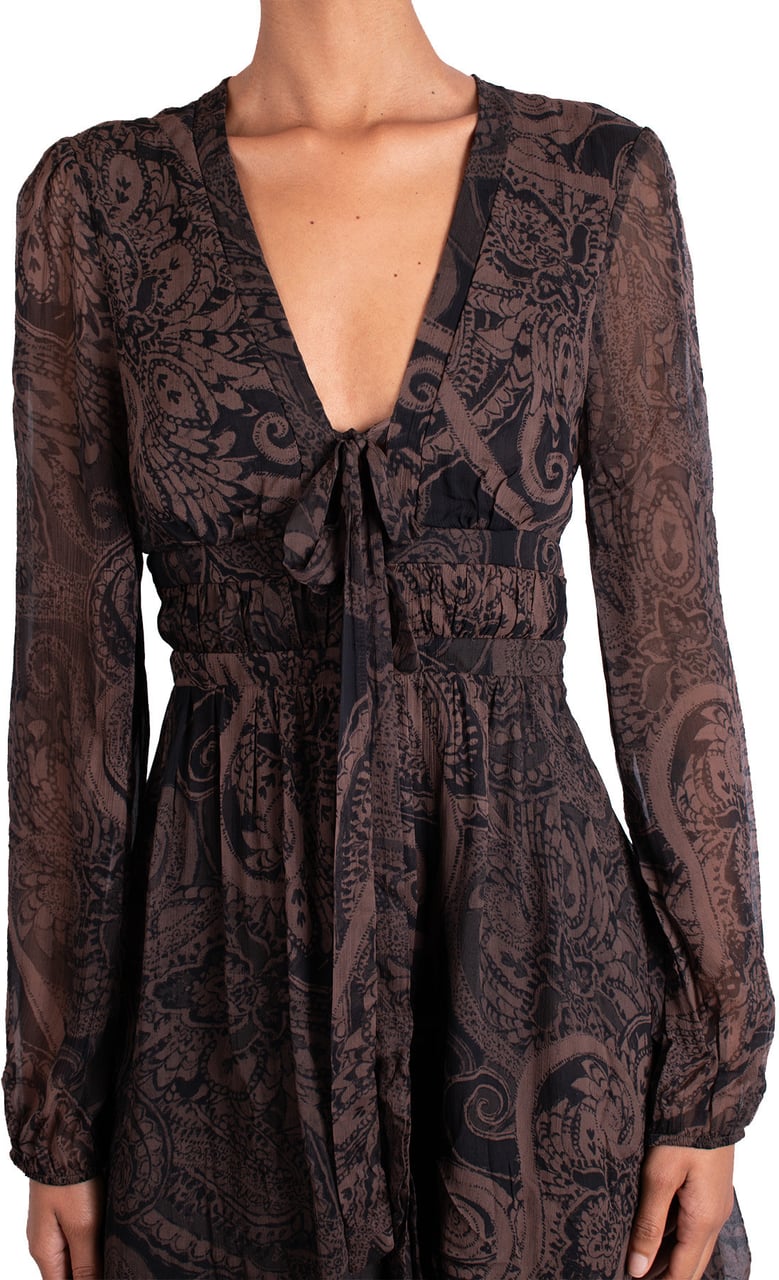 Pinko Dress Brown Bruin