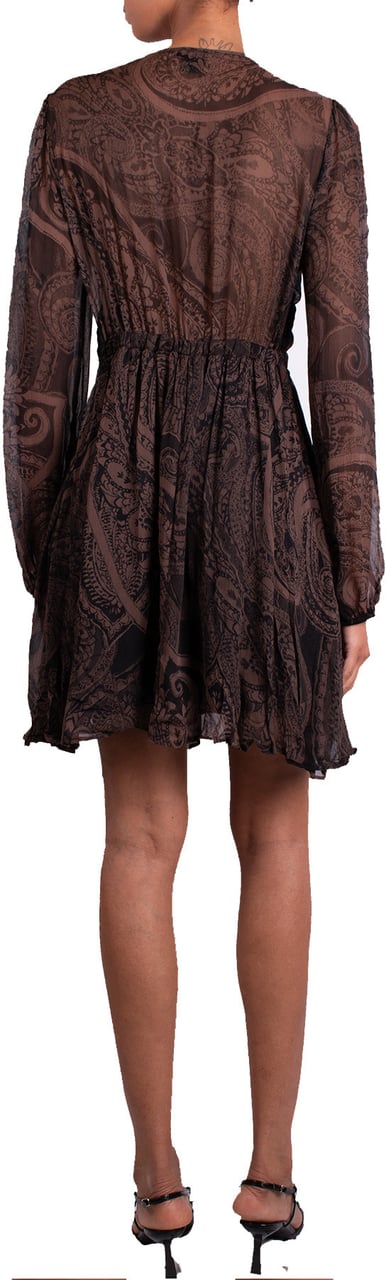 Pinko Dress Brown Bruin
