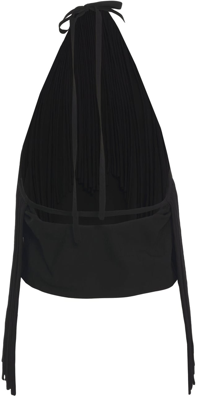 Pinko Top with fringe details Zwart