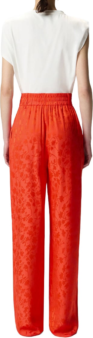 Pinko Trousers Orange Oranje
