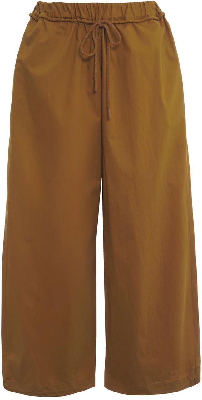 Pinko Cotton culotte 'Ogliastra' Bruin