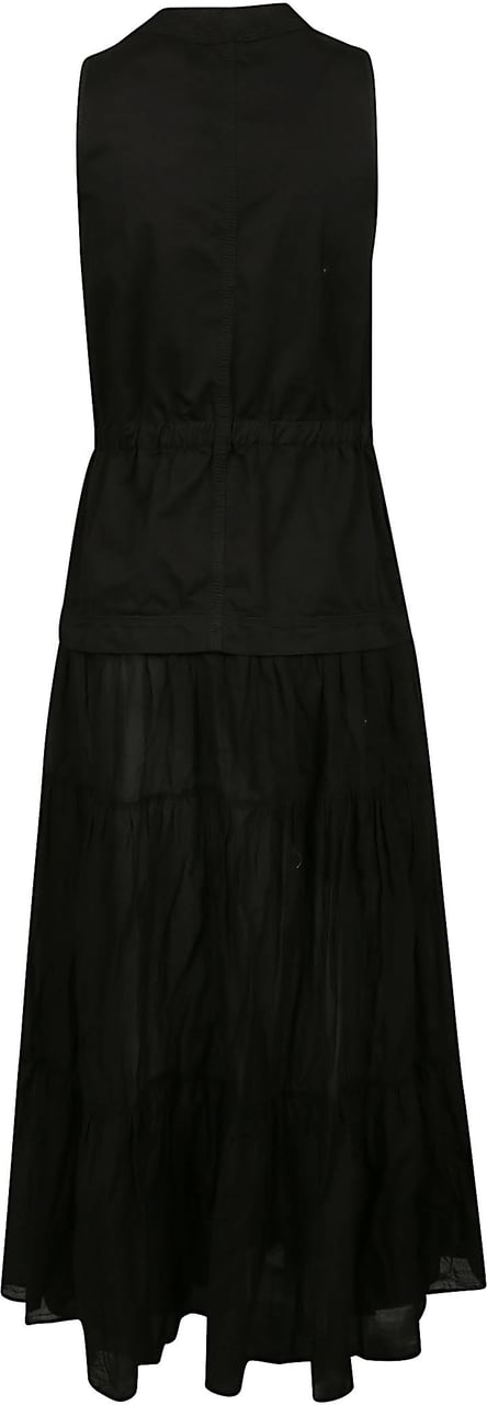 Pinko Casarsa Long Dress Black Zwart