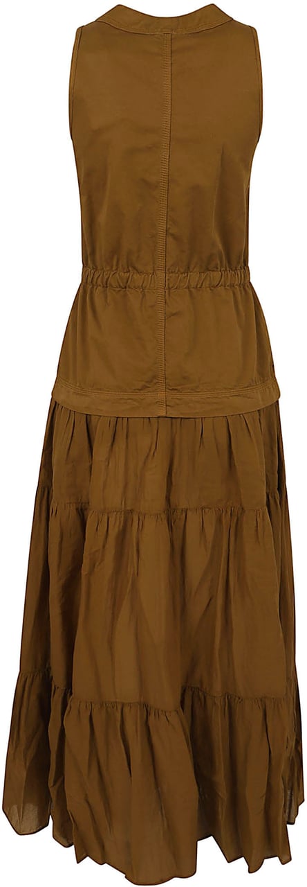 PINKO CASARSA ABITO VOILE E GABARDIN Maroon