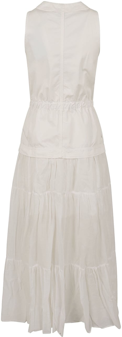 PINKO CASARSA ABITO VOILE E GABARDIN Wit