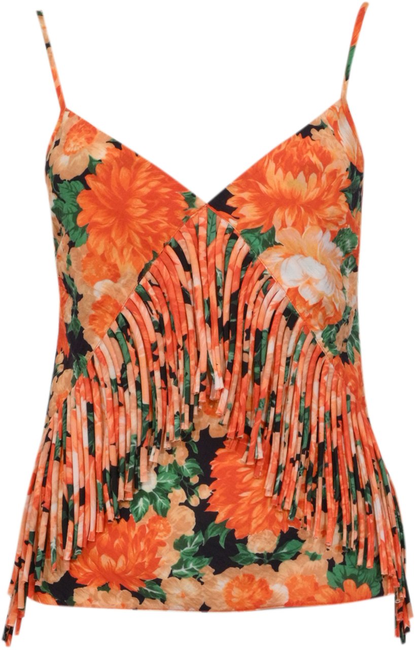 Pinko Top Mult.Arancio/Verde Oranje