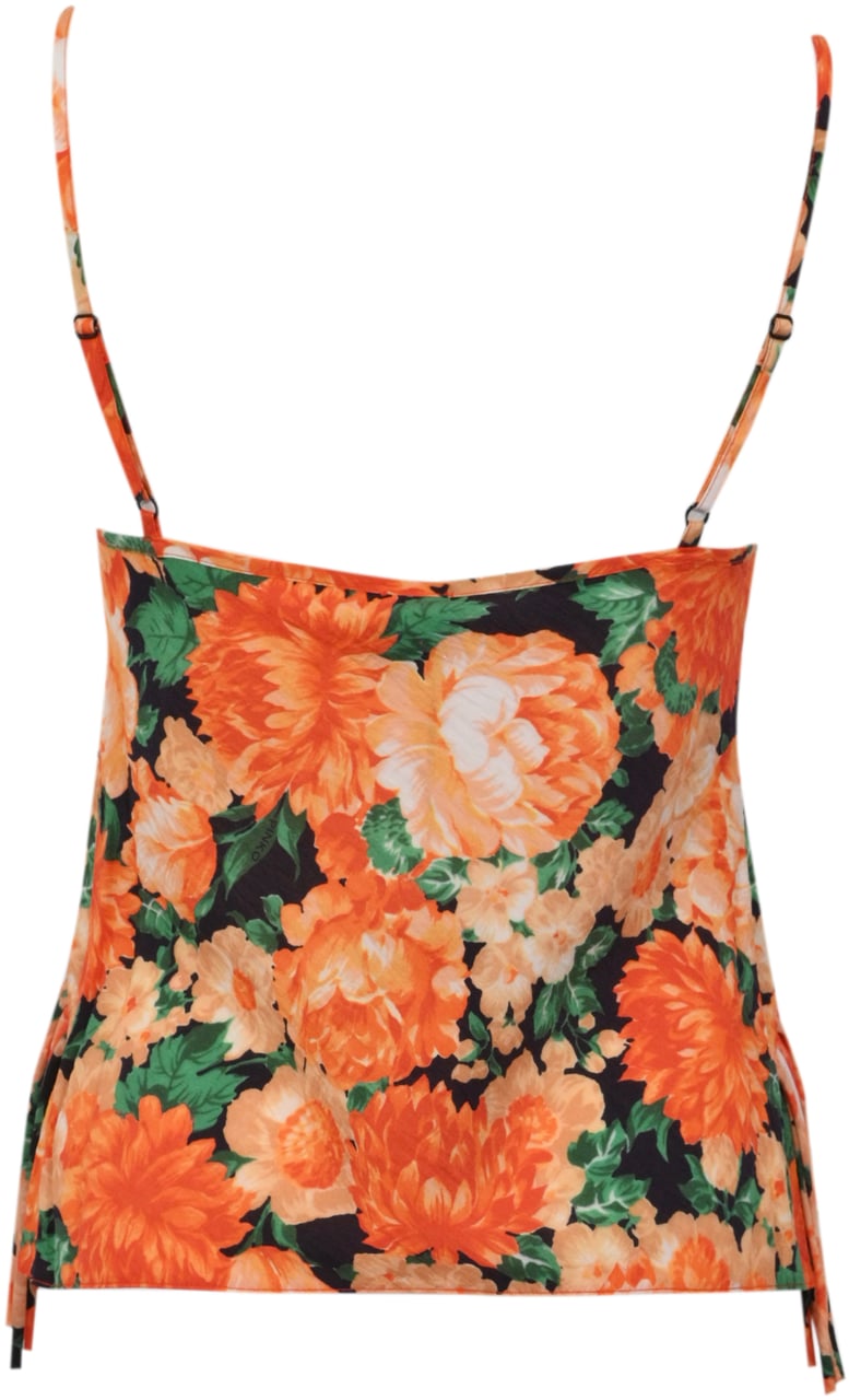 Pinko Top Mult.Arancio/Verde Oranje