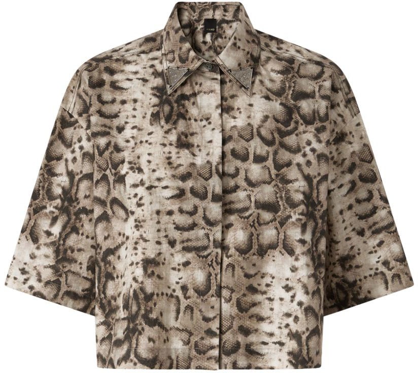 Pinko Shirts Beige Beige