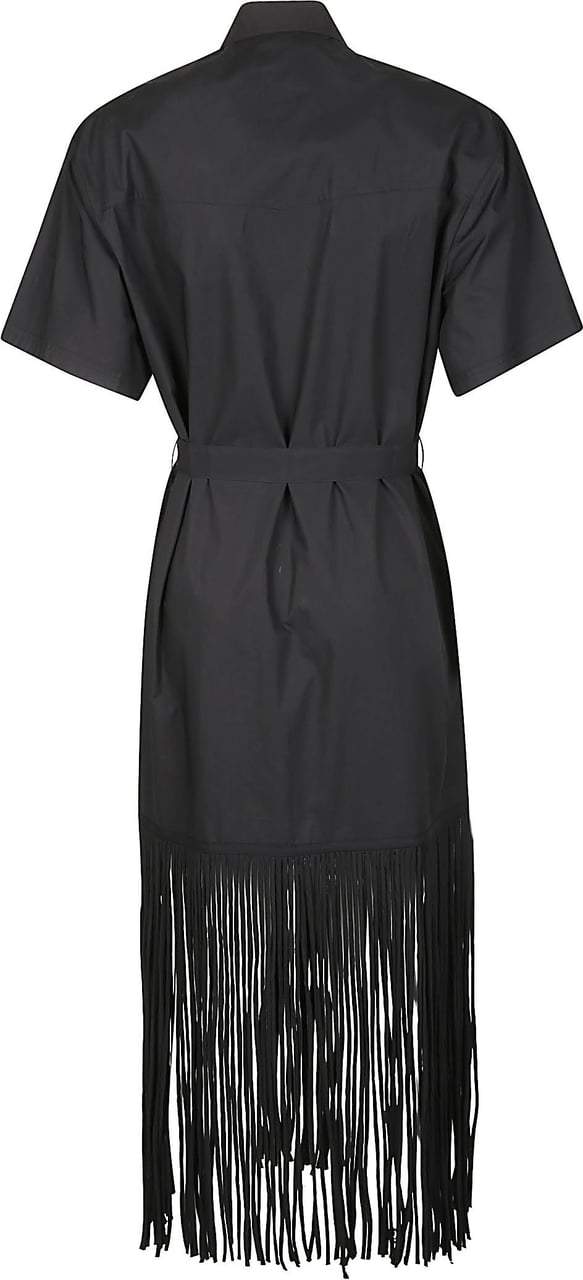 Pinko Avigliano Long Dress Black Zwart