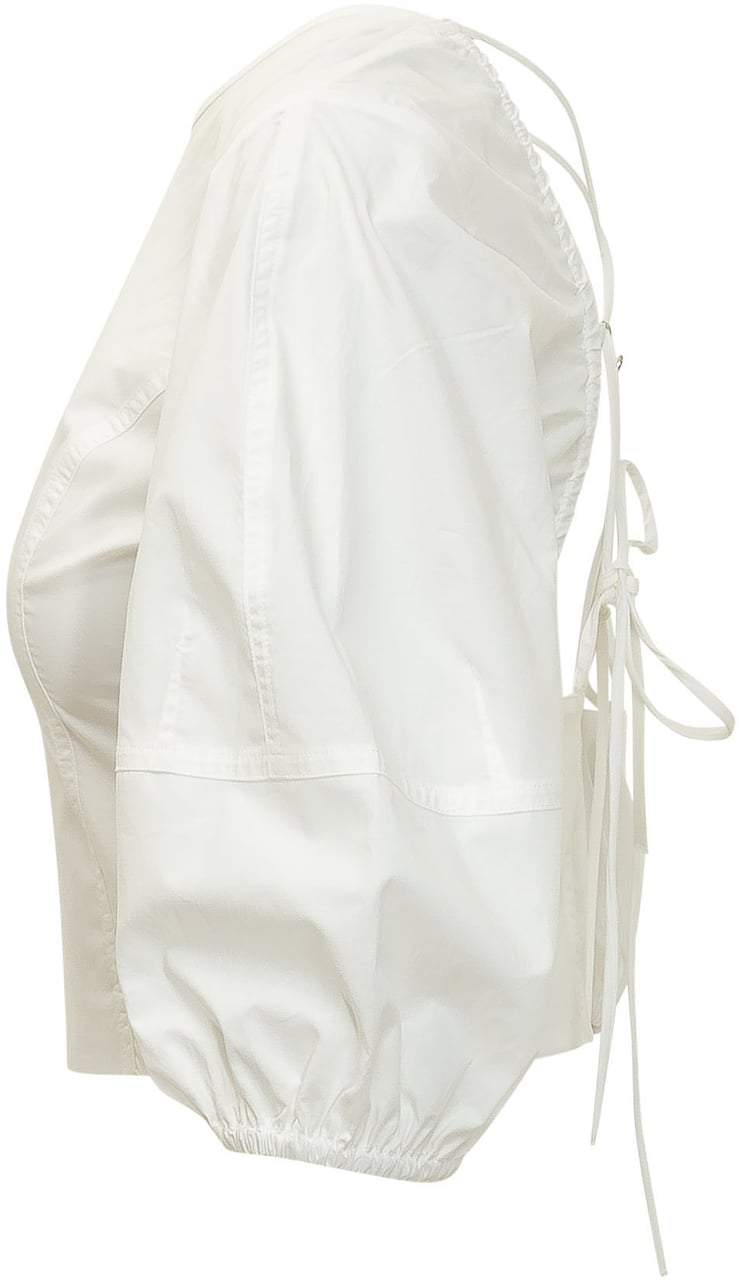 Pinko Blusa con Maniche a Sbuffo e Polsini Elastici Wit