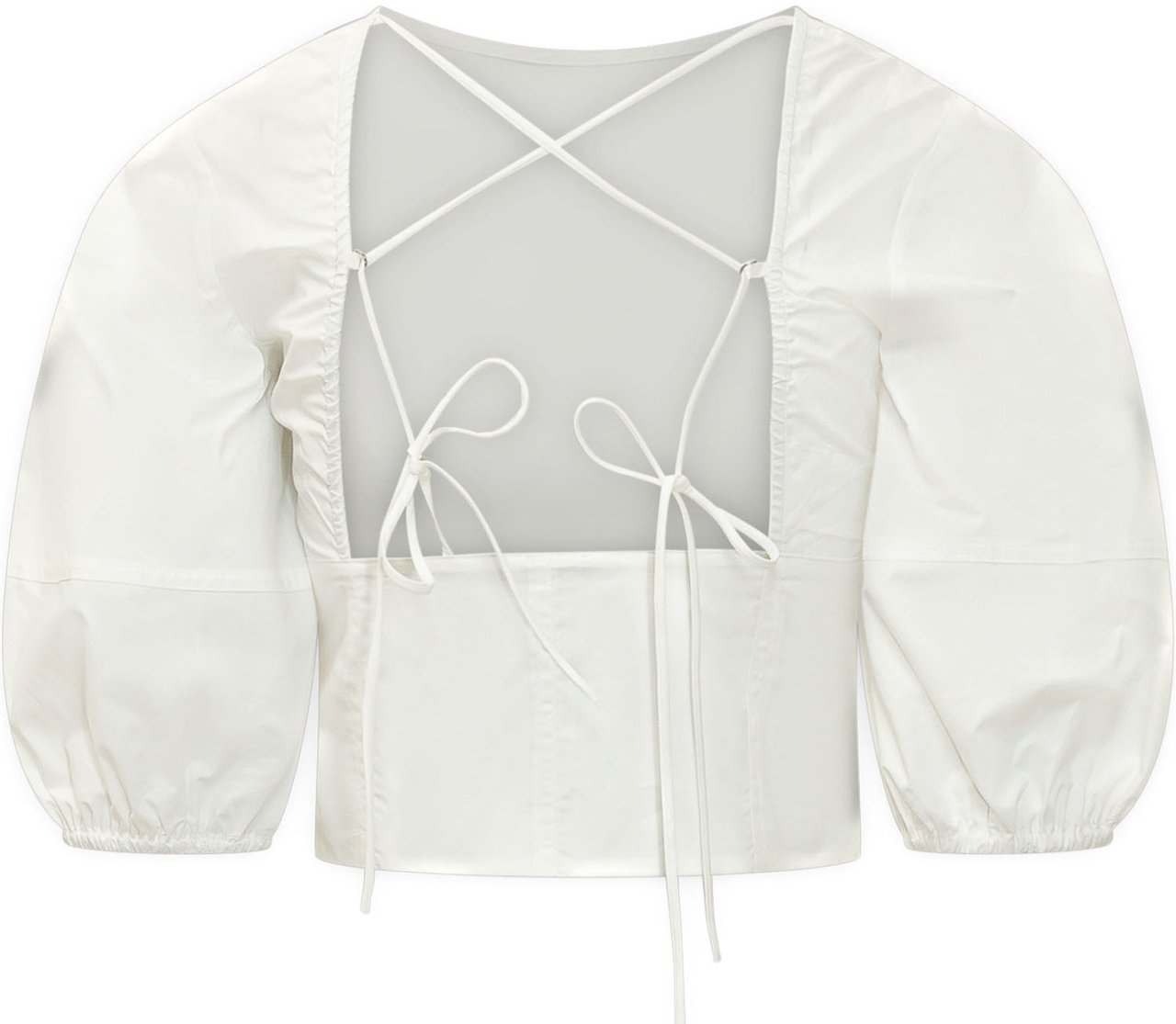 Pinko Blusa con Maniche a Sbuffo e Polsini Elastici Wit