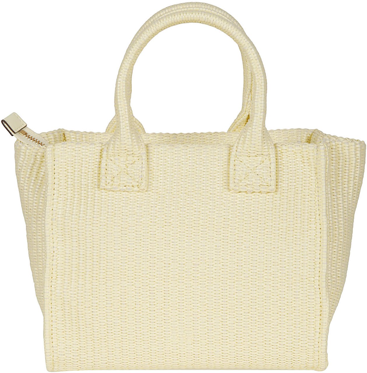 Pinko Beach Shopper Bag Yellow Geel