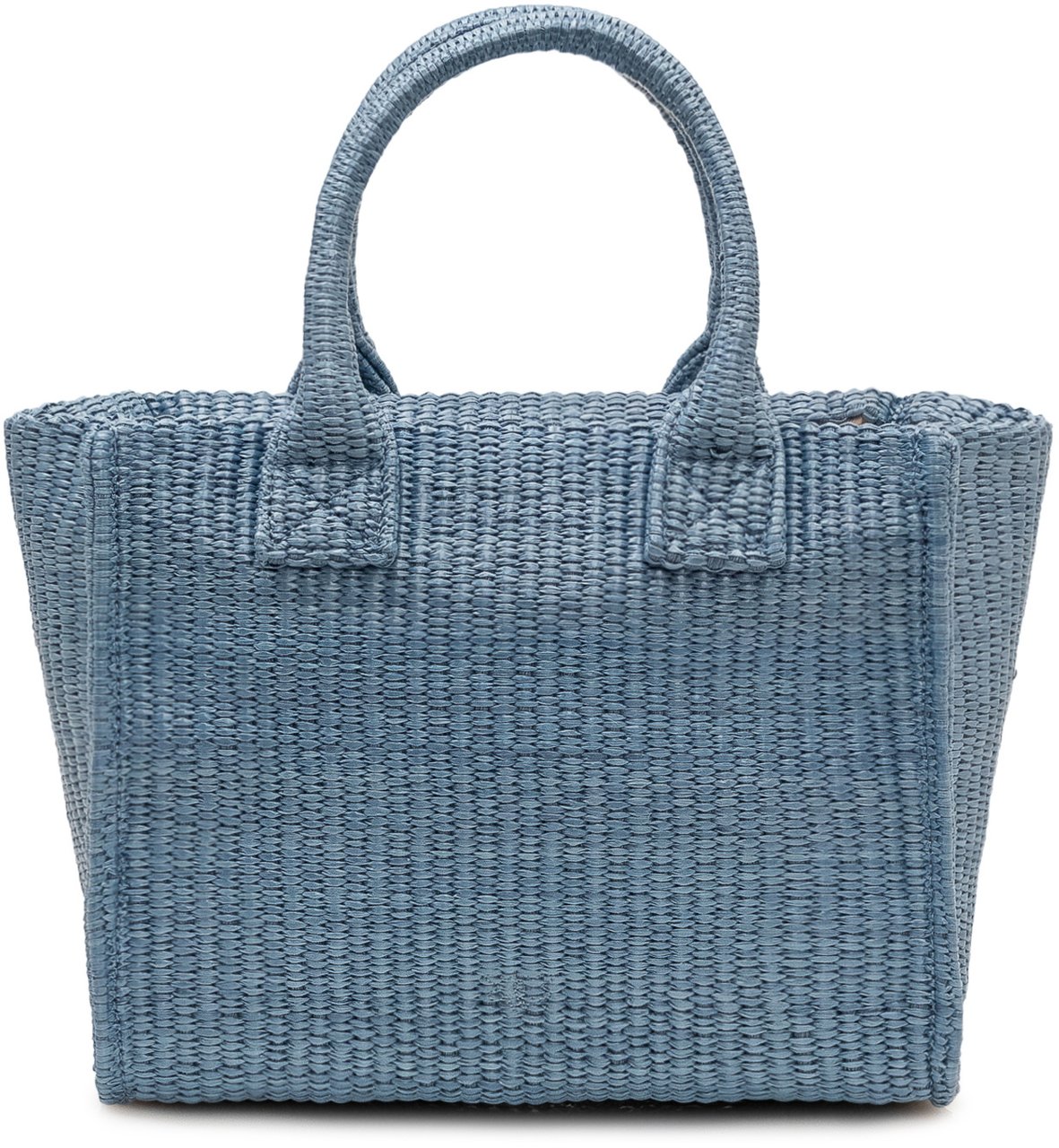 Pinko Borsa Beach Shopper Mini con Manici Blauw