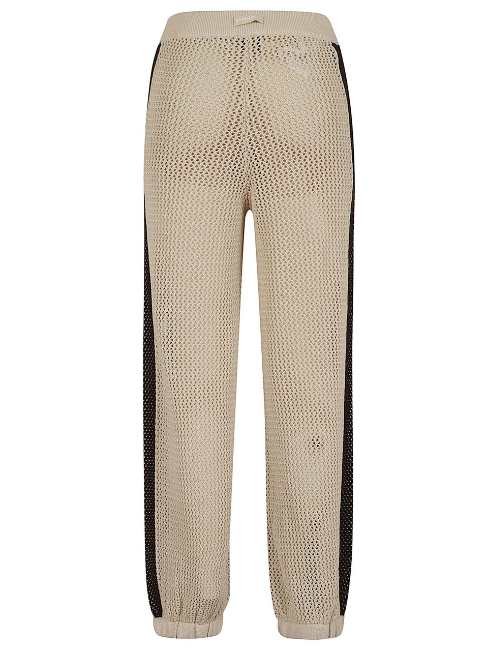 Pinko Sporty Track Pants with Removable Culottes and Side Stripes Neutraal