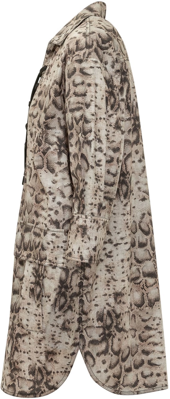 Pinko Abito Agra con Spalline e Linea Ampia Beige