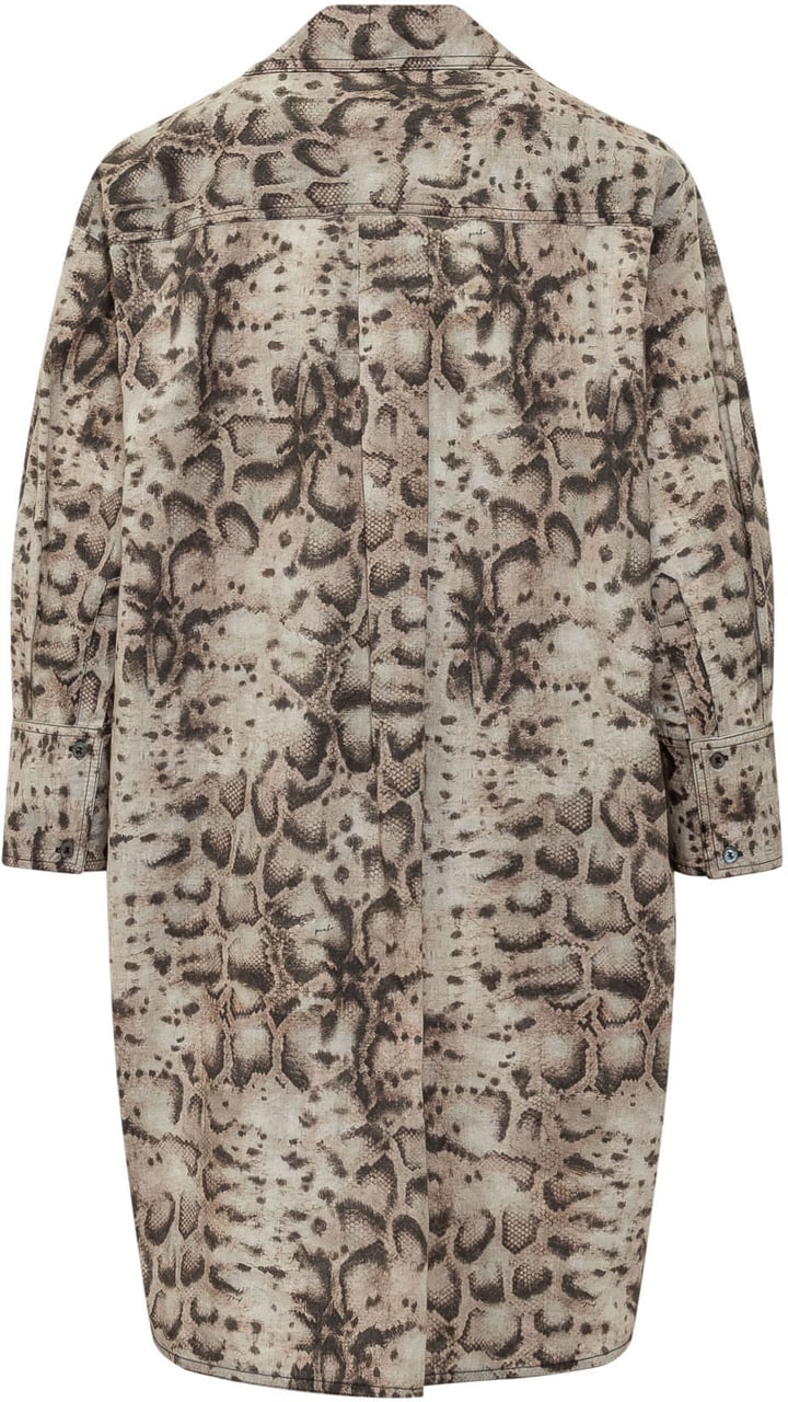 Pinko Abito Agra con Spalline e Linea Ampia Beige