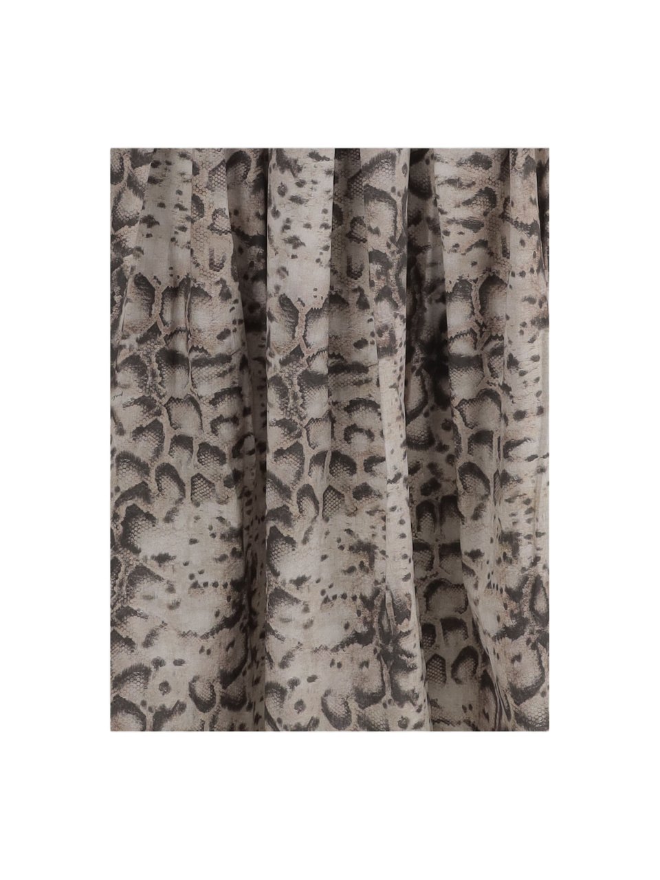 Pinko Multi Animal Print Cotton Dress Grijs