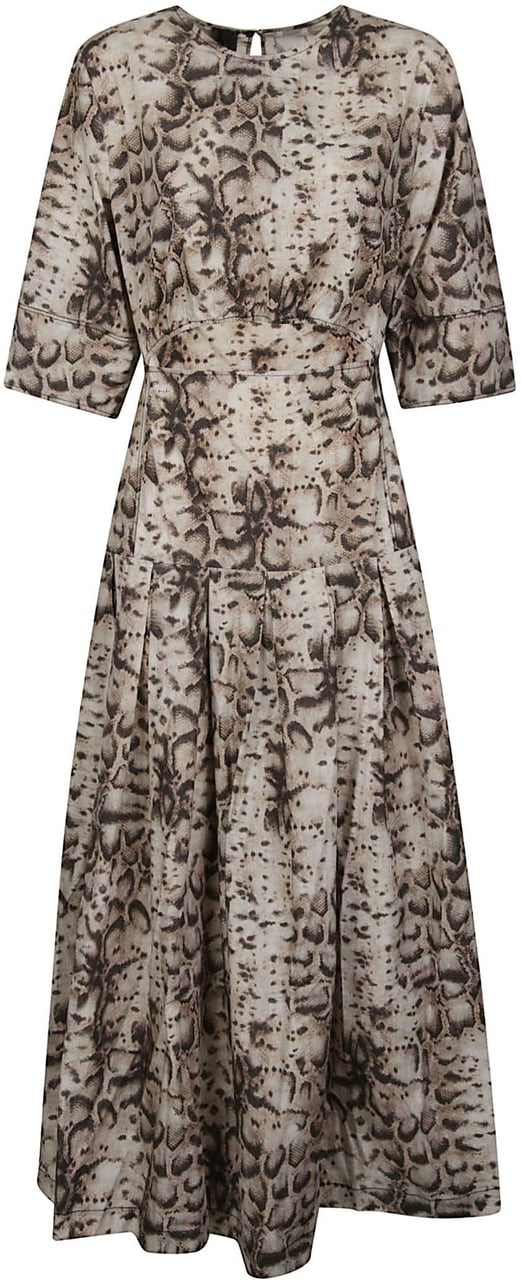 Pinko Alserio Long Dress Black Zwart