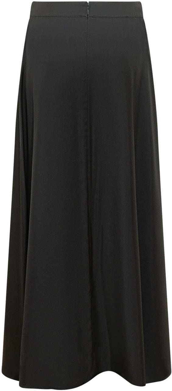 Pinko Gonna Midi con Allacciatura Frontale Zwart