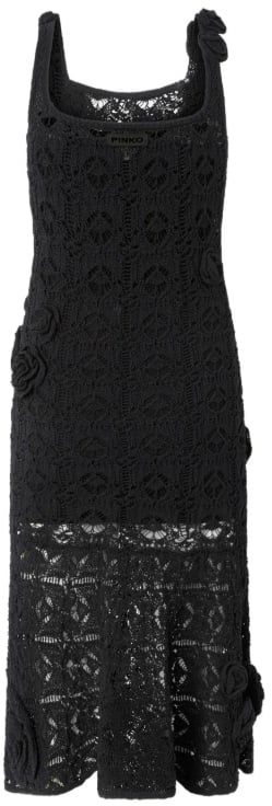 Pinko Pinko Main Coll. Dresses Black Zwart