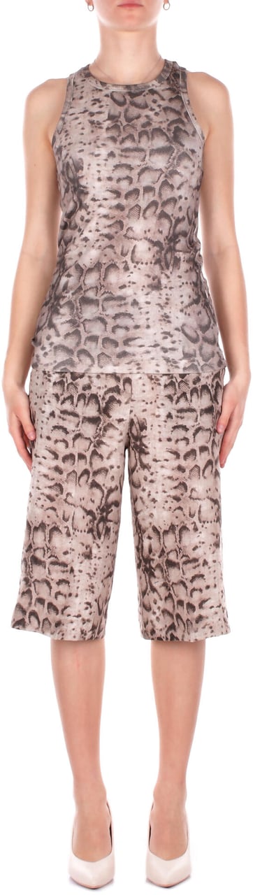 Pinko Shorts Beige Nero Beige