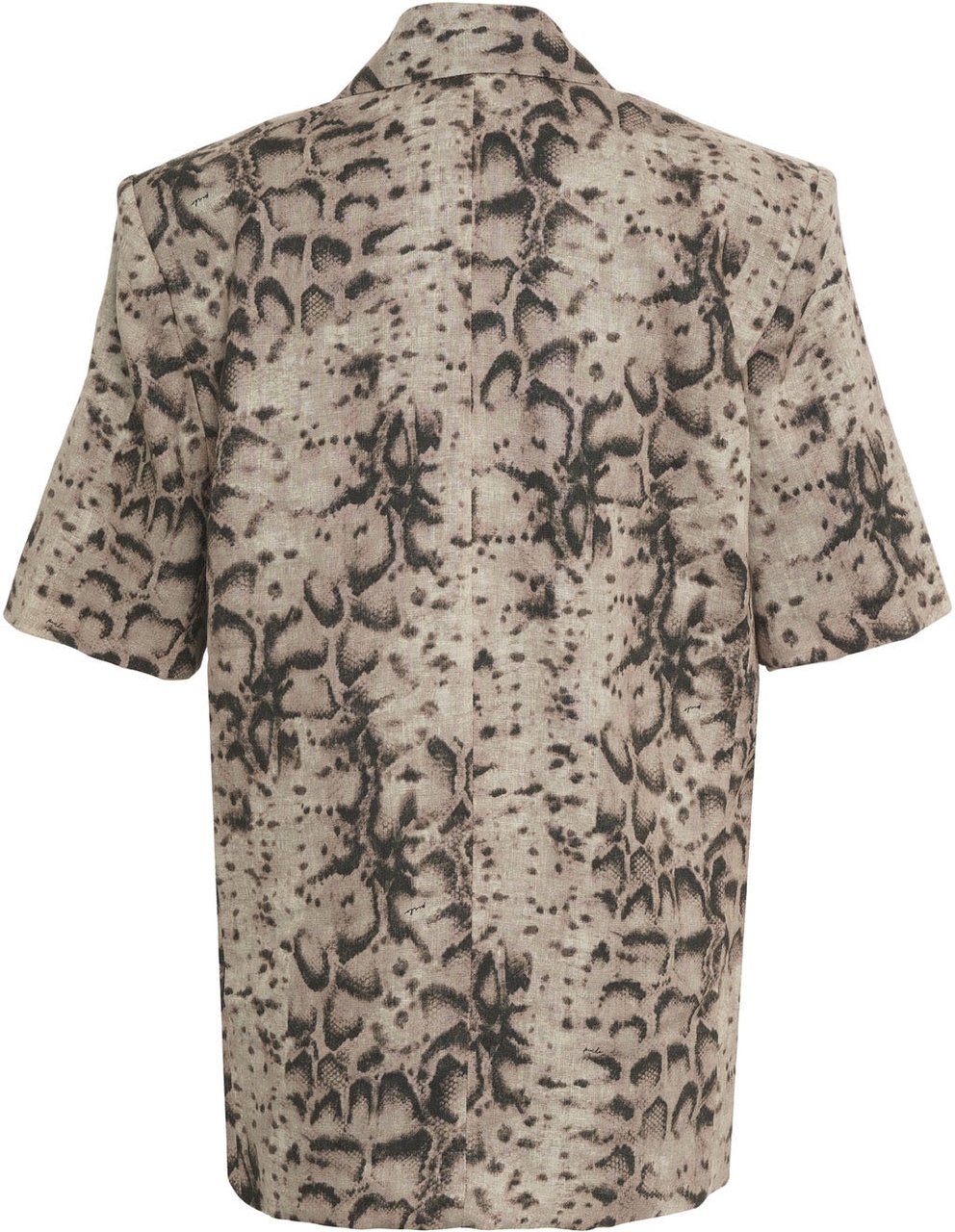 Pinko Blazer with phyton print Beige