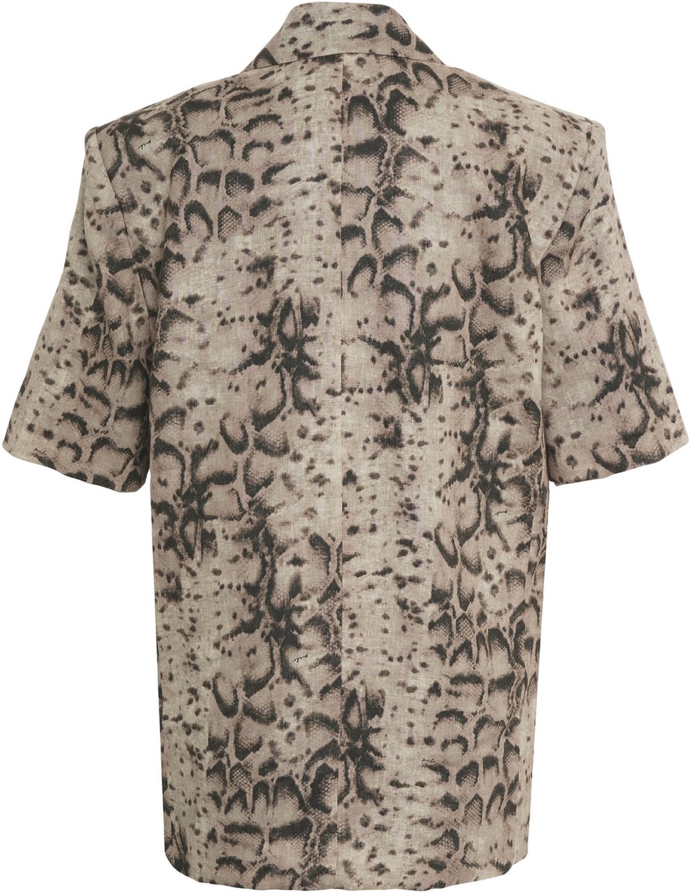 Pinko Blazer with phyton print Beige