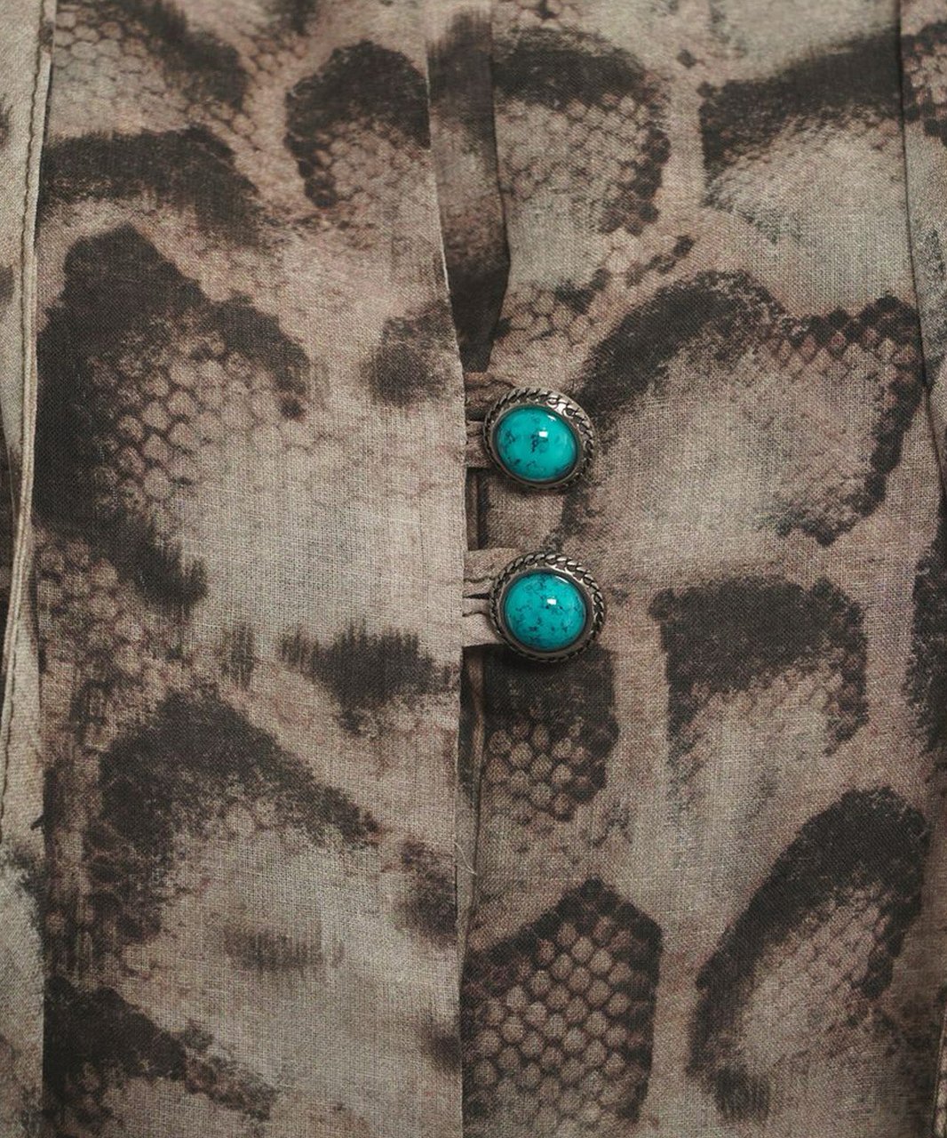 Pinko Blouse with phyton print 'Carcalla' Beige