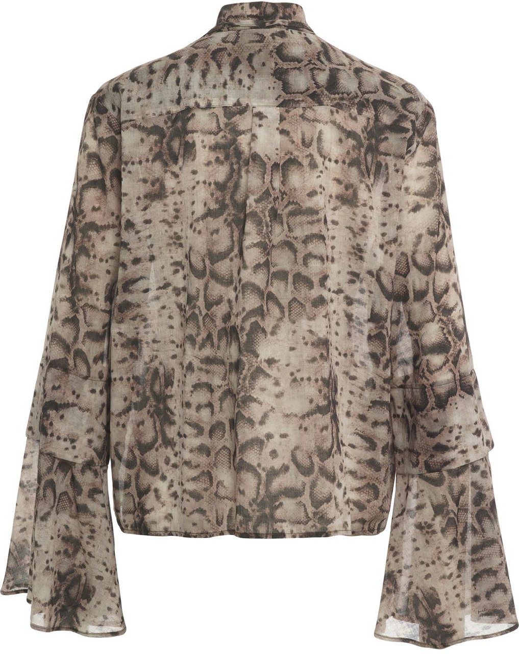 Pinko Blouse with phyton print 'Carcalla' Beige