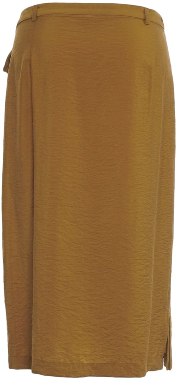 Pinko Midi skirt with fringes 'Bacedasco' Bruin
