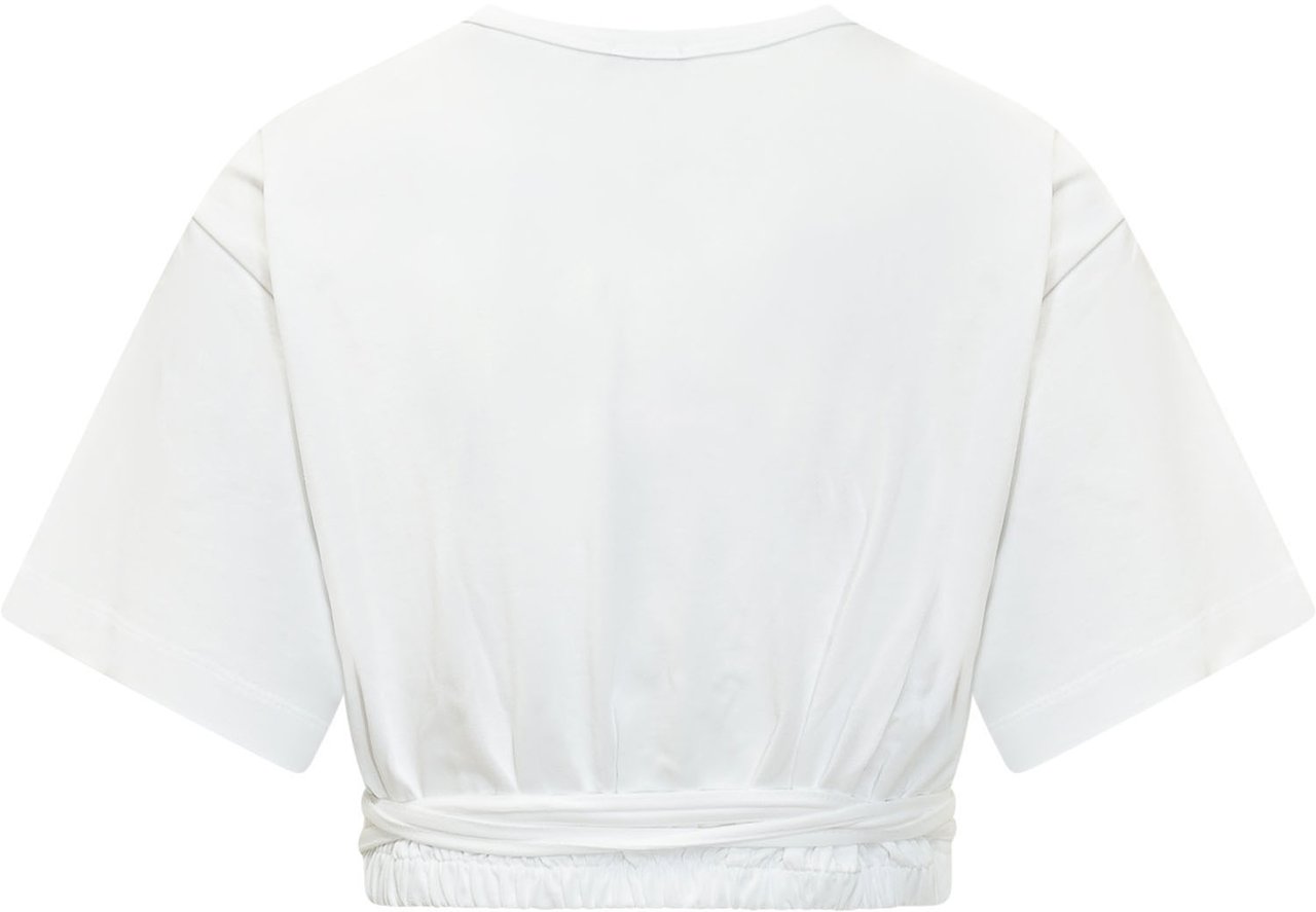 Pinko Maglia con Cintura in Vita Wit