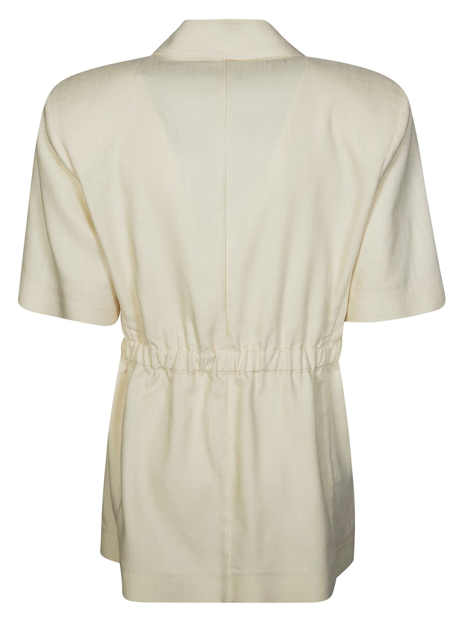 Pinko Assago Frisottino Tailored Short Jacket Neutraal
