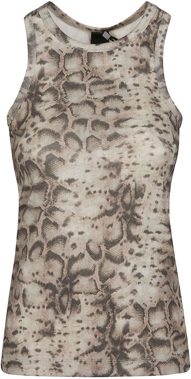 Pinko Belfiore Tank Top Black Zwart