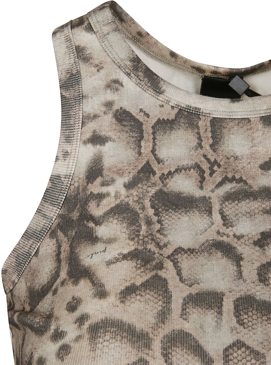 Pinko Belfiore Tank Top Black Zwart