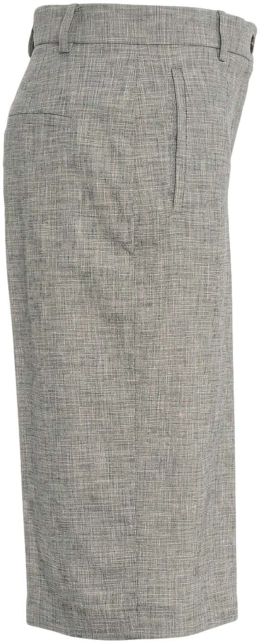 Pinko Cotton-linen blend culottes Grijs