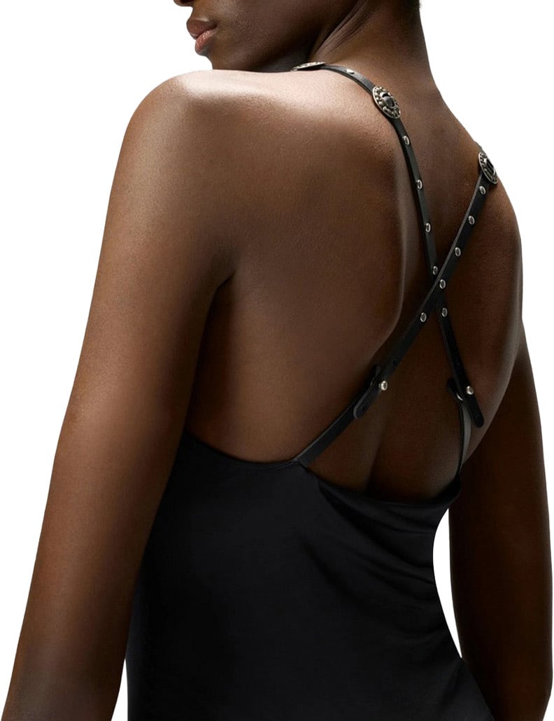 Pinko Dresses Black Zwart
